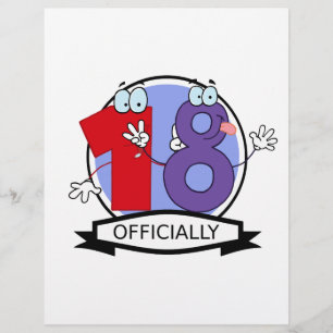 Papier Logo officiel 18 Anniversaire