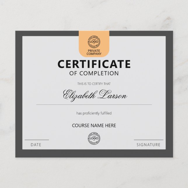 Papier Logo Personnalisé Moderne Mastery Professionnel Ac (Devant)