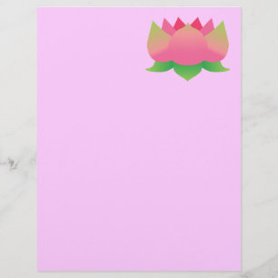 Papier Lotus rose