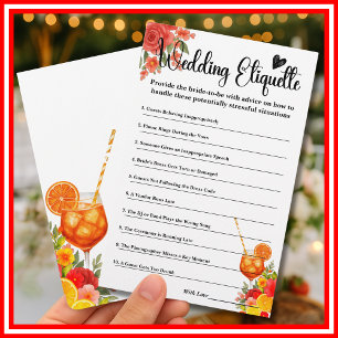 Papier Love at First Spritz Etiquette Enclôture Card