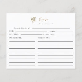 Papier Love is in Bloom Boho Bridal Shower Recipe Floral