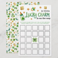 Lucky Charm Baby shower irlandais jeu de bingo