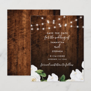 Papier Lumières de Budget Mariage Bois Rustique Enregistr