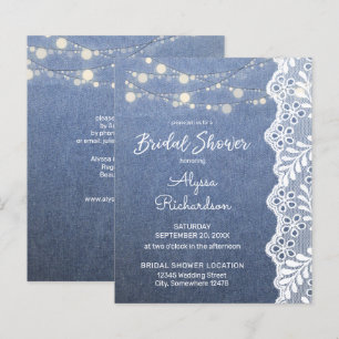 Papier Lumières de corde en dentelle Jean Budget Mariage