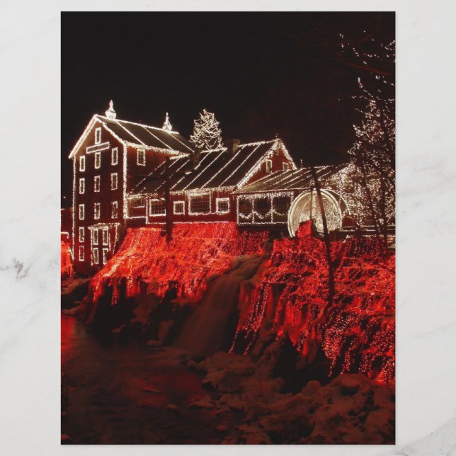 Papier lumières de noël (Devant)