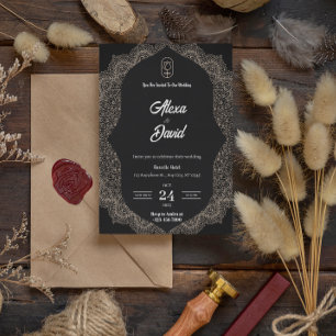 Papier luxe noir blanc