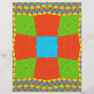 Papier Magnifique vecteur ethnique coloré européen extrao