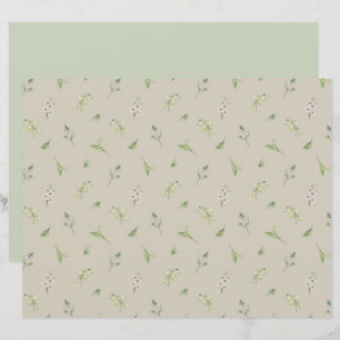 Papier Mai Mois De Naissance Fleur Hawthorn Lily De La Va
