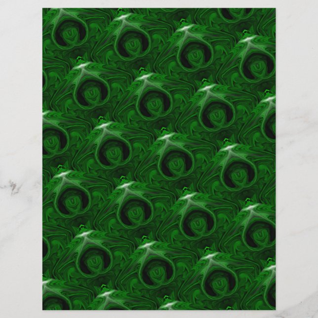 Papier malachite vert texture (Devant)