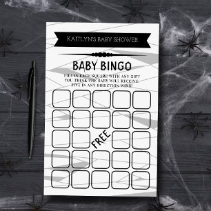 Papier Maman à être   Halloween Baby shower Bingo Jeu