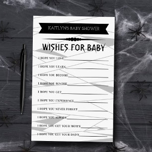 Papier Maman à être   Voeux Baby showers d'Halloween