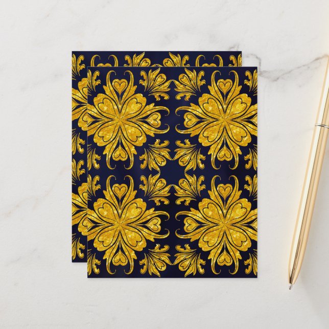 Papier Mandala (Devant/Arrière en situation)