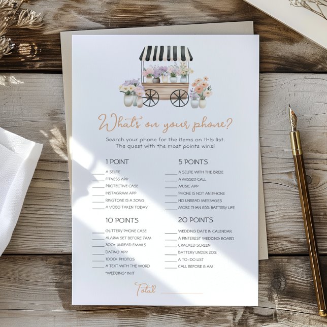 Papier Marché floral Quoi de neuf sur votre jeu de téléph (Créateur téléchargé)