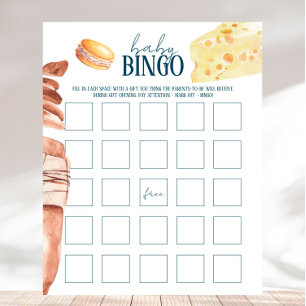 Papier Marché Français - Baby shower Baby Bingo Jeu