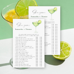 Papier Margarita nuptiale douche Chaussure jeu