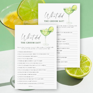 Papier Margarita nuptiale Qu'a dit le marié
