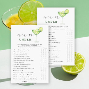 Papier Margarita nuptiale sur ou sous le jeu