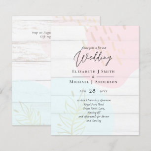 Papier Mariage Abstrait moderne scandinave japonais