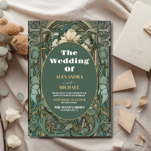 Papier Mariage Art Nouveau Floral Vintage Budget