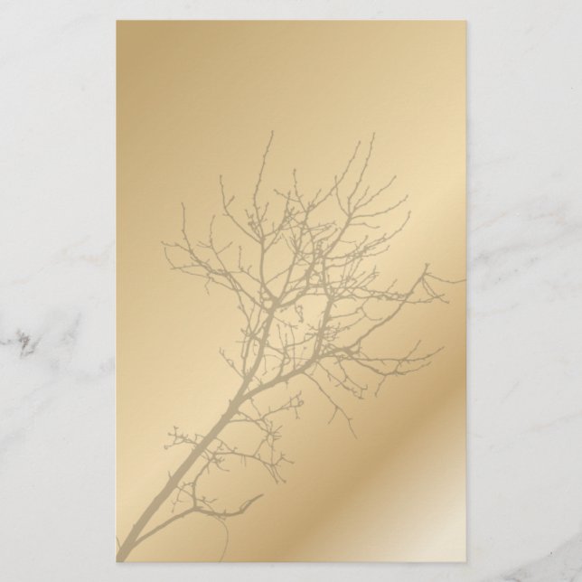 Papier mariage campagnard rustique inséparable moderne (Devant)