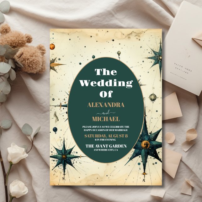 Papier Mariage céleste Vintage budget (Créateur téléchargé)