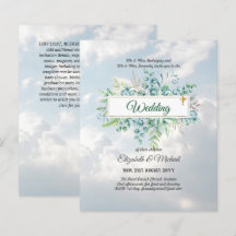 Mariage Chrétien CATHOLIQUE Économique Invitations