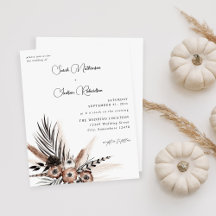 Mariage de Boho noir et naturel Budget