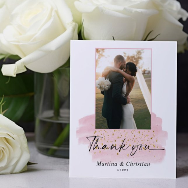 Papier Mariage de brosse rose or budget (Créateur téléchargé)