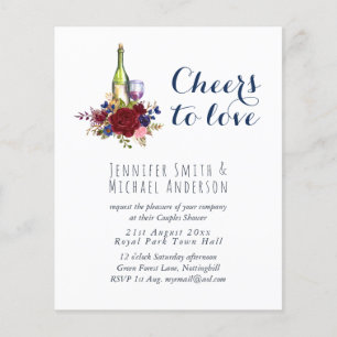 Papier Mariage de dégustation ou Fête des mariées Budget 