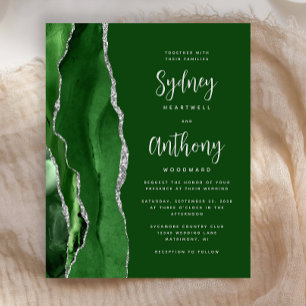 Papier Mariage de script argenté argent du chasseur de bu