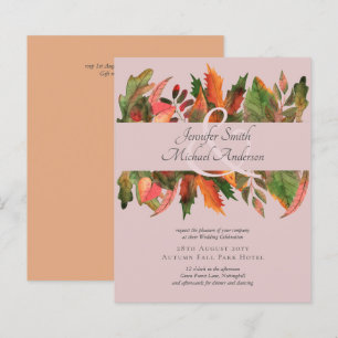 Papier MARIAGE des congés d'automne du budget