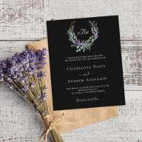 Mariage économique avec des florales noires blanch