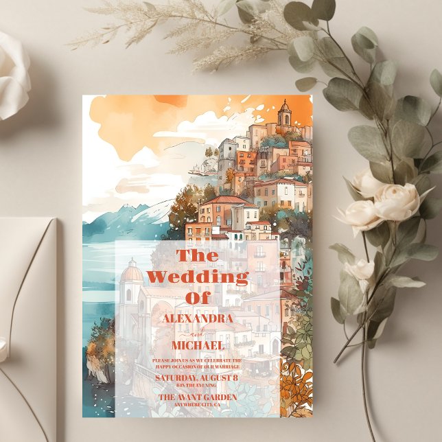 Papier Mariage Élégant Moderne en Italie à Budget Réduit (Créateur téléchargé)