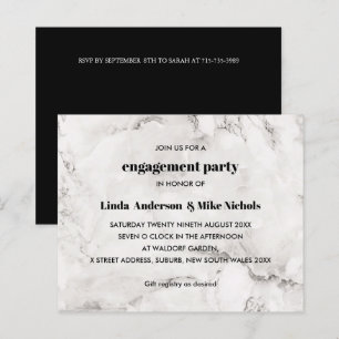 Papier MARIAGE en marbre élégant BUDGET élégant