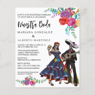Papier Mariage Espagnol Notre Mariage Jour des Morts
