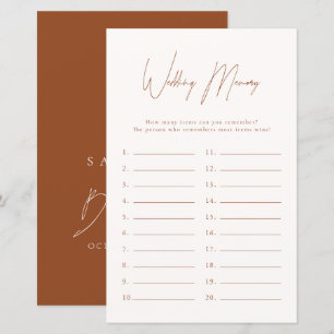 Papier Mariage Mémoire Fête des mariées en terre cuite Je