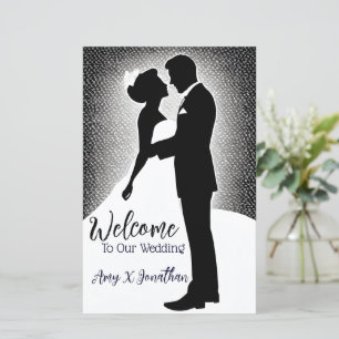Papier Mariage minimaliste d'Art Moderne Accueil Fiançail