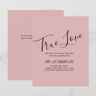 Papier Mariage rose Rose poussiéreux