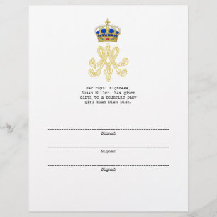 Papier Marie Antoinette Monogram