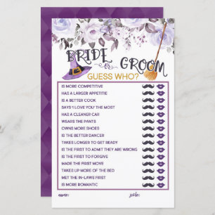 Papier Mariée ou fille - Cette sorcière est en train de s