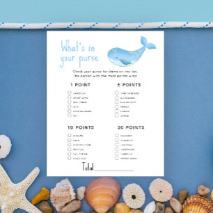 Papier Marine - Ce qui se trouve dans votre baby shower