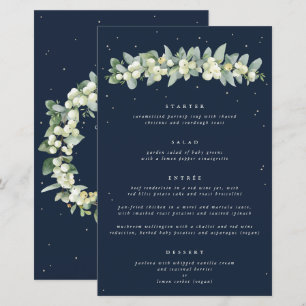 Papier Marine Snowberry+Eucalyptus 4 Mariage du cours Men