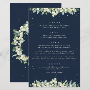 Papier Marine Snowberry+Eucalyptus 4 Mariage du cours Men
