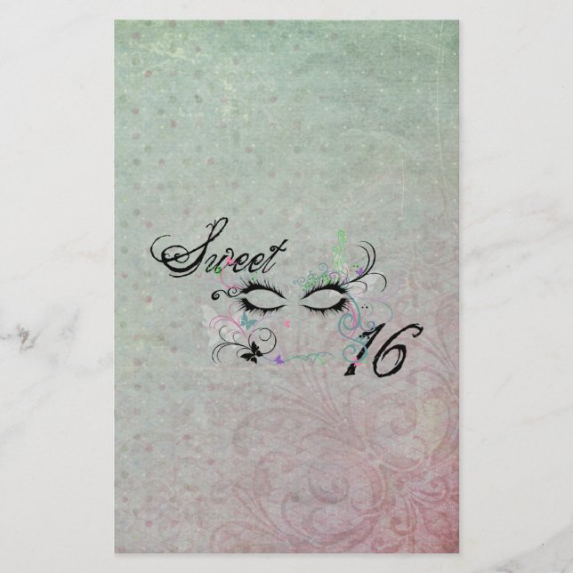 Papier Masquerade Sweet 16 Candy Wrapper (Devant)