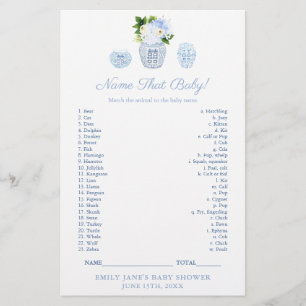 Papier Match Baby Animal Avec Maman Classy Shower Game Ca