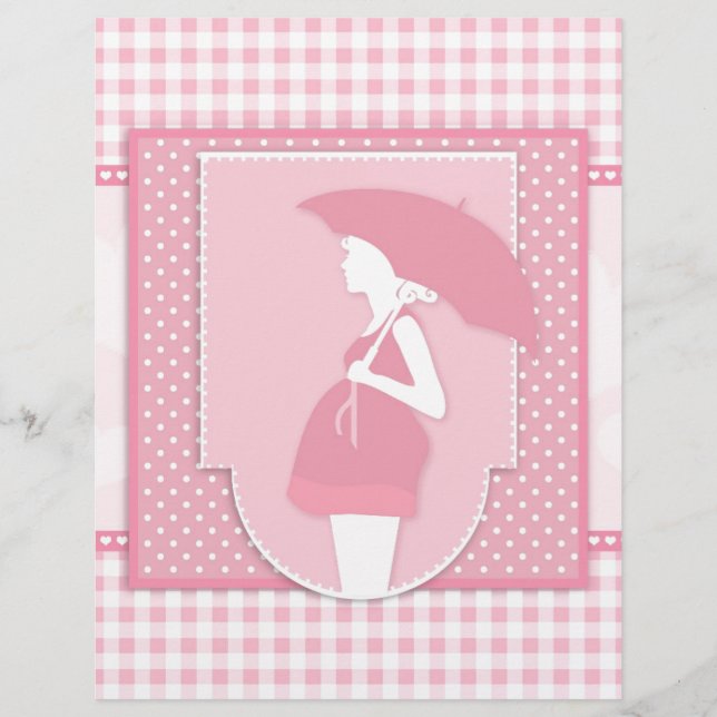 Papier maternité rose (Devant)