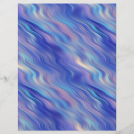 Papier Matin Glory Blue Wavy Texture