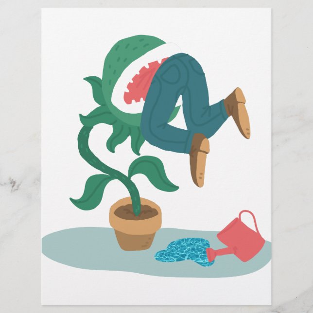 Papier me nourrir venus flytrap (Devant)