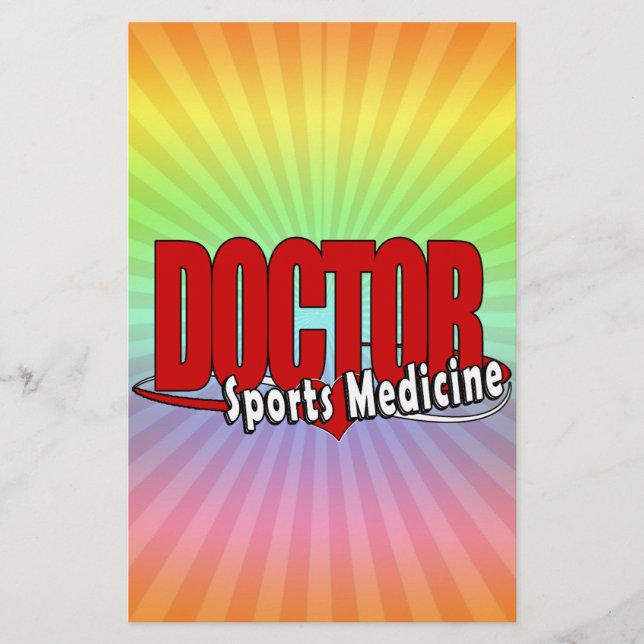 PAPIER MÉDECINE DE DOCTEUR SPORTS DE LOGO (Devant)