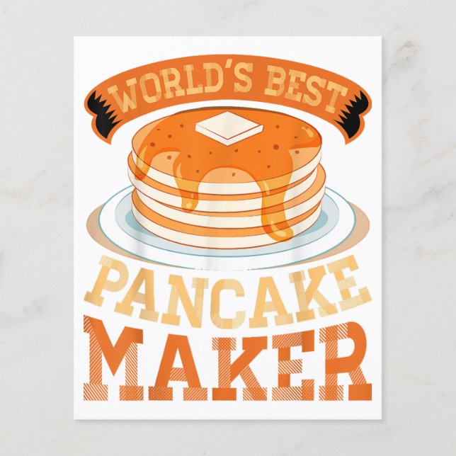 Papier Meilleur créateur de crêpes du monde - Drôle créat (Devant)